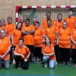 Nederlands handbalteam actief tijdens Special Olympics Invitational Games in Zweden